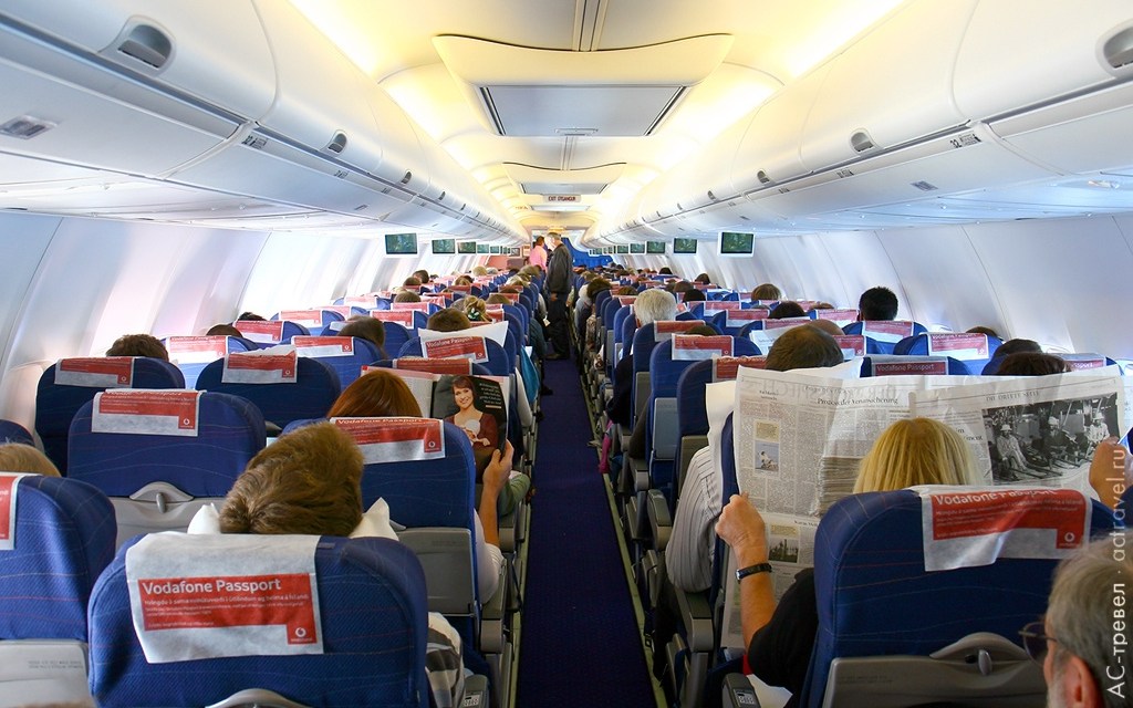 Салон Boeing 757