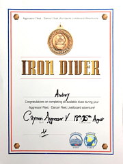    Iron Diver  Cayman Aggressor V
