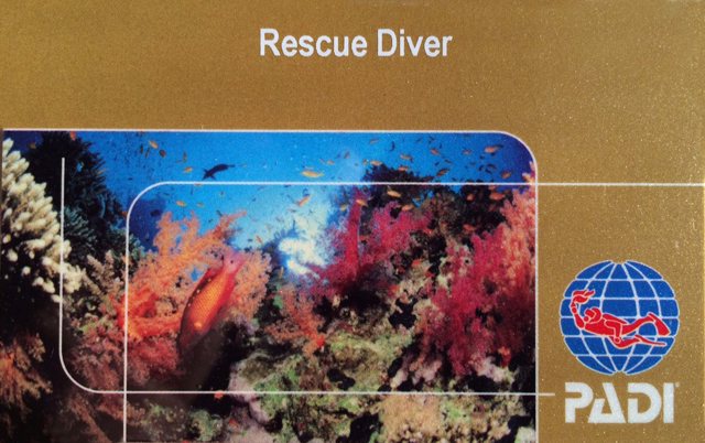 Сертификат PADI Rescue Diver
